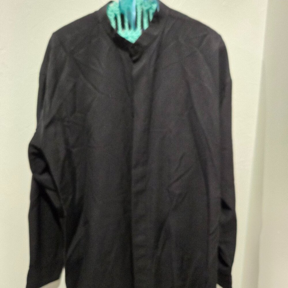 Mano by Domani Men’s Dress Shirt – Black XL